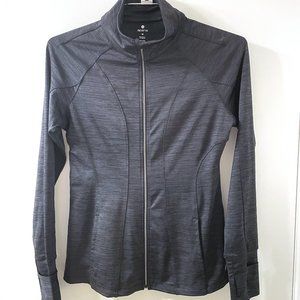 Apana Yoga Jacket, Heathered Black